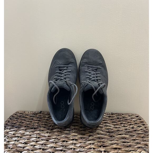 ECCO Soft 7 Tred Leather Gray Men's Size EU 42 Gore-Tex Waterproof Shoes 6 - Picture 3 of 7